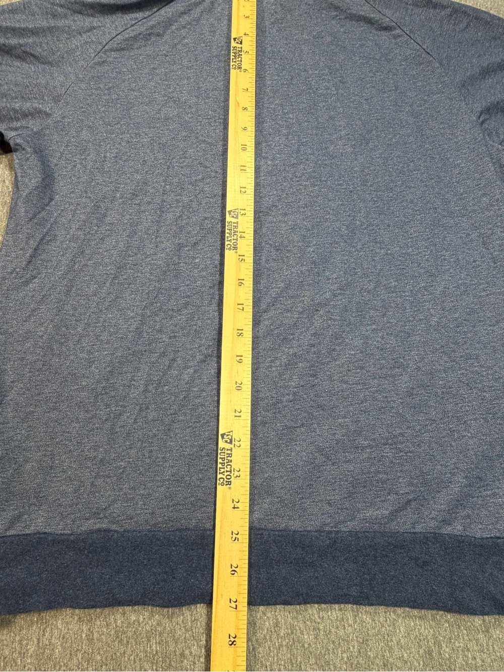Travis Mathew Zachary 1/4 Zip Golf Men’s L Blue Pullover Performance Sleeve Logo - Picture 6 of 8